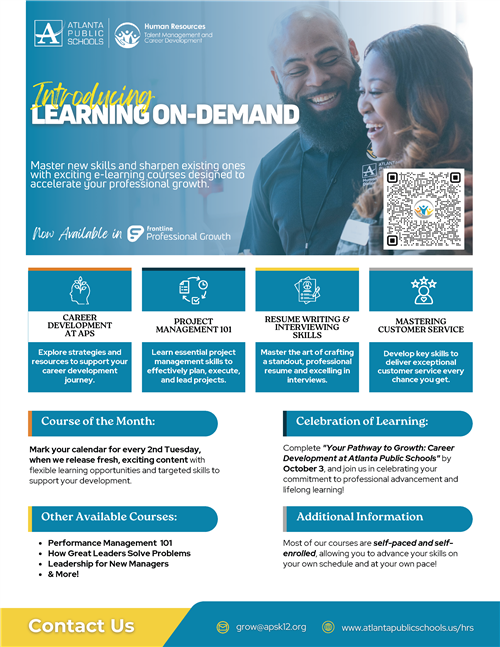 APS Learning on Demand One Pager